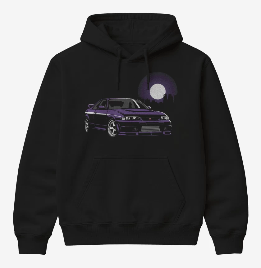 Poleron Canguro básico Negro de Skyline R33