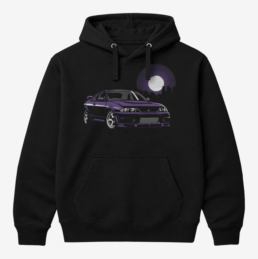 Polerón Canguro Negro de Skyline R33