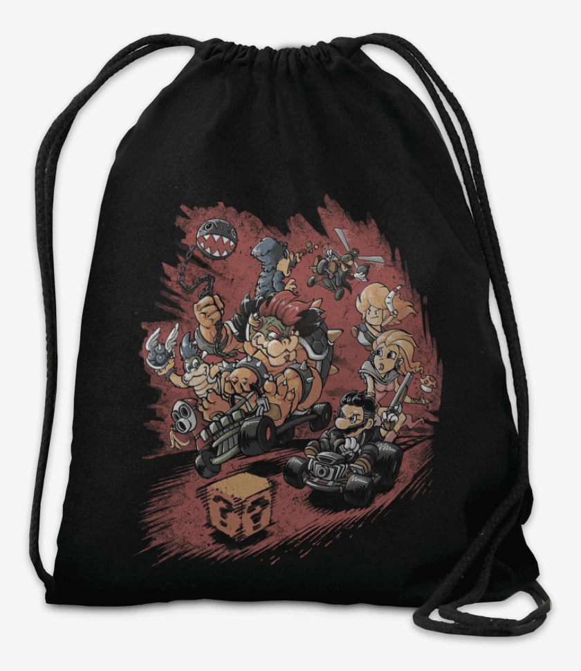 Mochila Negro de Mad Kart Max