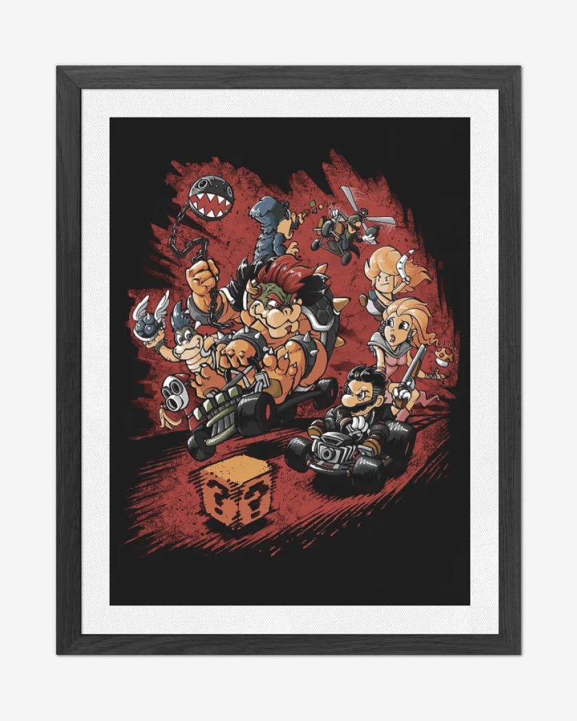 Cuadro decorativo Negro de Mad Kart Max