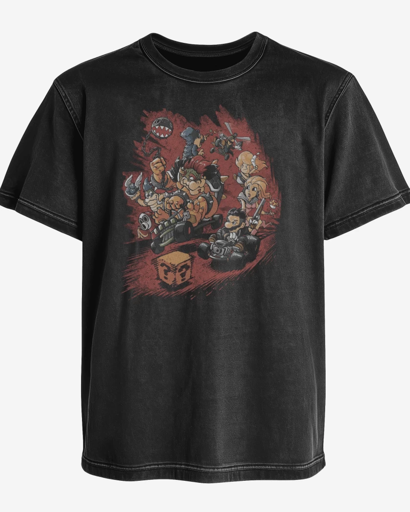 Polera desgastada Mad Kart Max