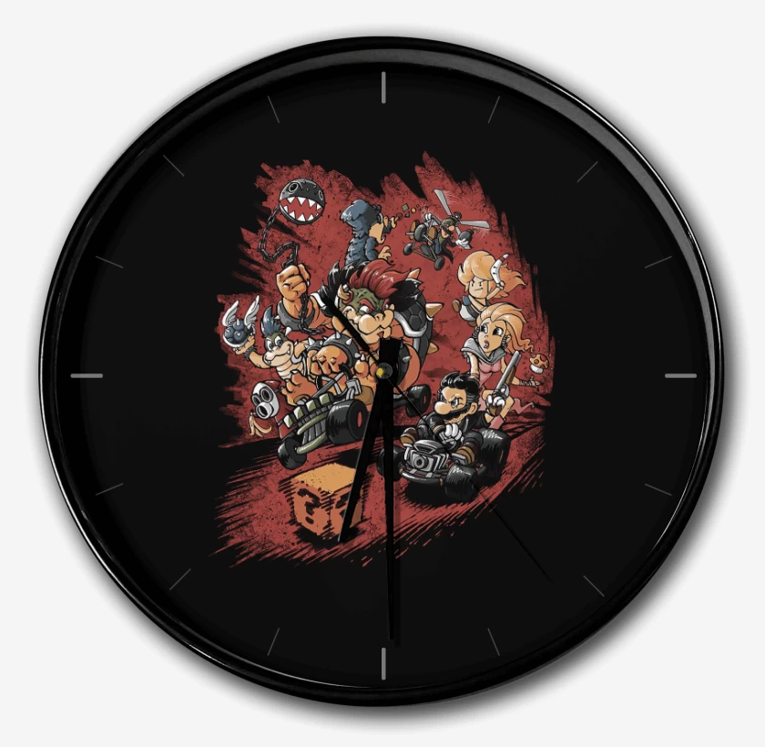Reloj Negro de Mad Kart Max