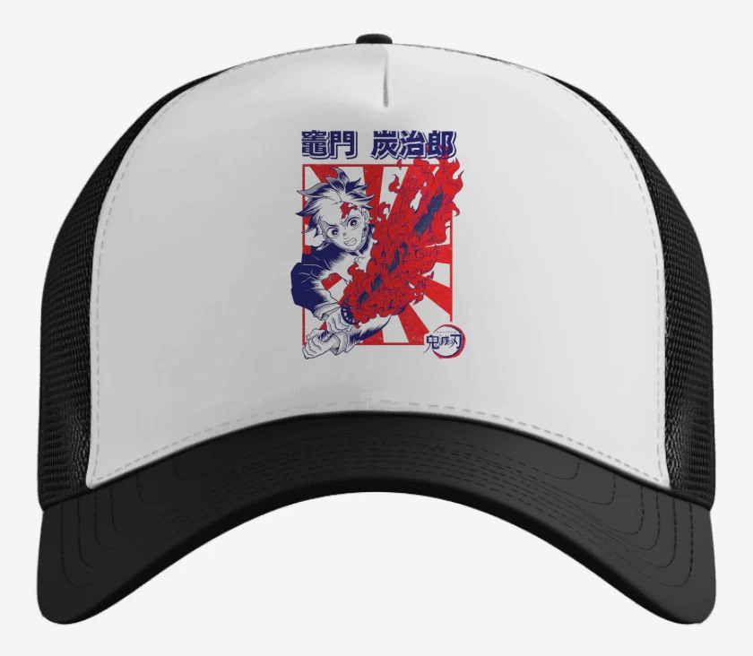 Gorro Blanco de Tanjiro Danza del Fuego