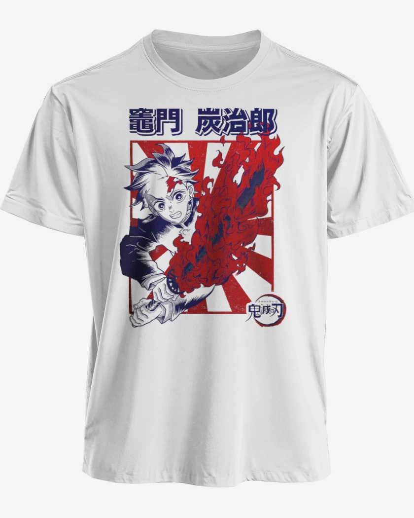 Polera Tanjiro Danza del Fuego