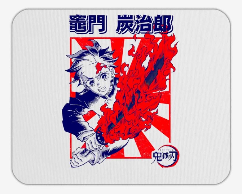 Mousepad Tanjiro Danza del Fuego