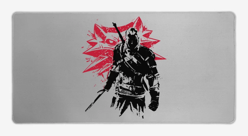 Mouse pad Gamer Gris Melange de The witcher