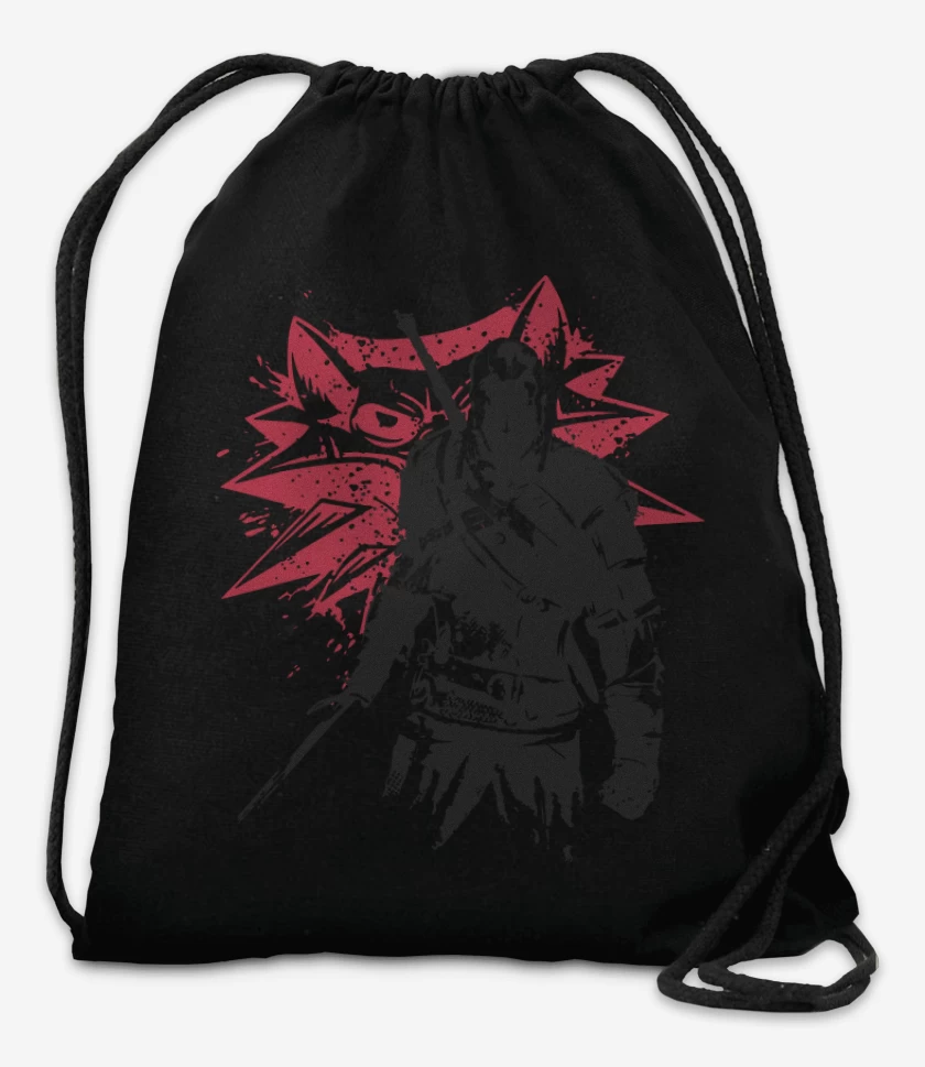 Mochila Negro de The witcher