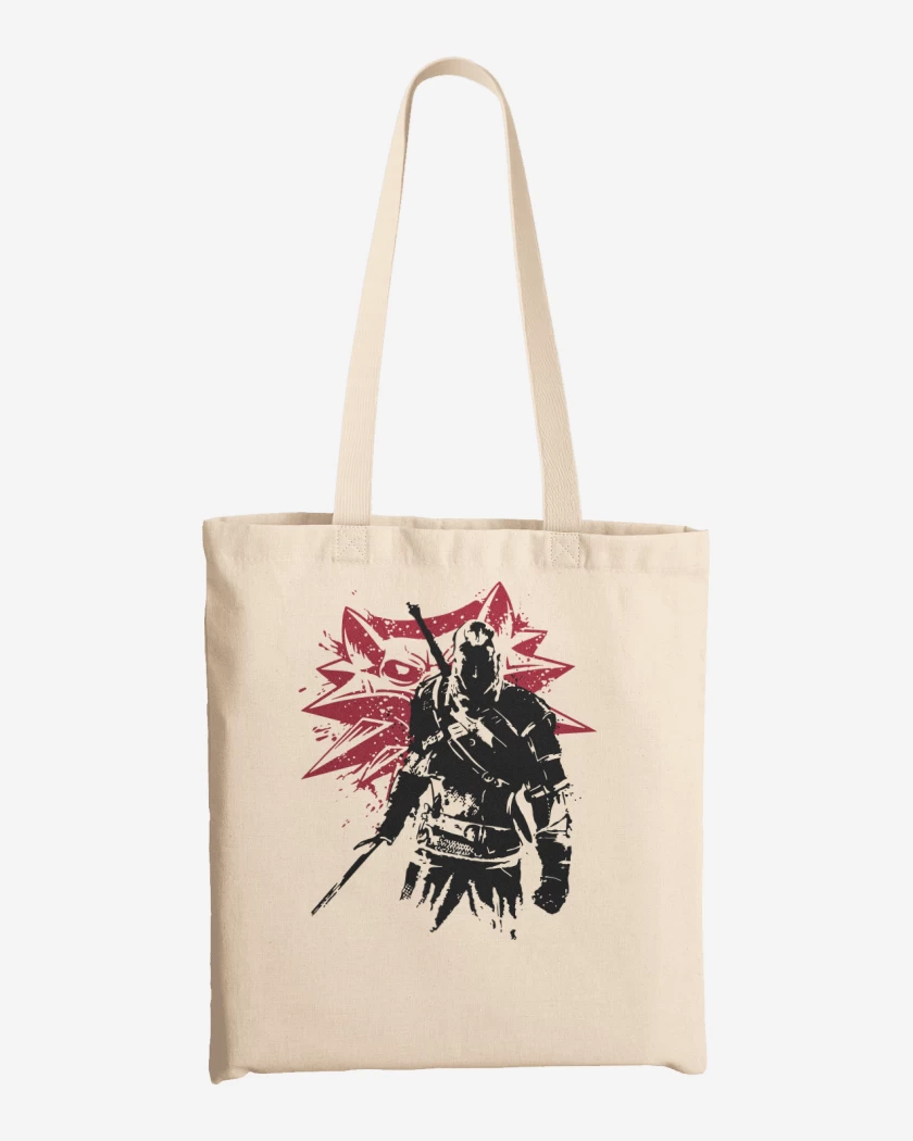Totebag Blanco de The witcher