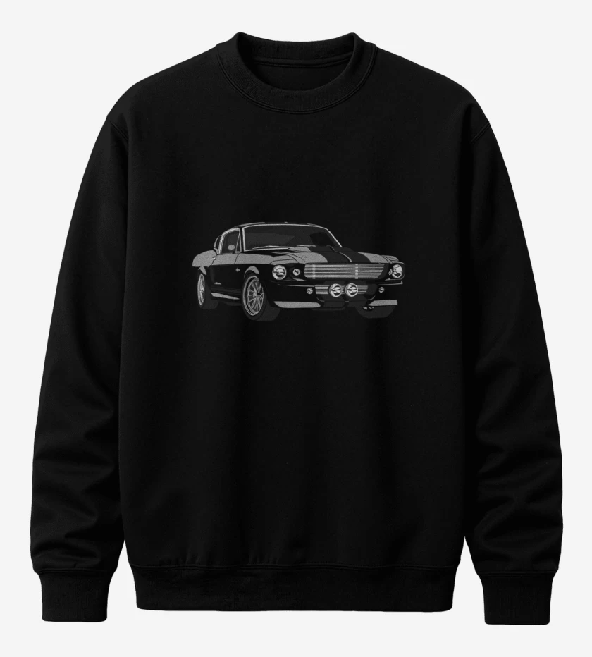 Poleron polo Negro de Eleanor GT500