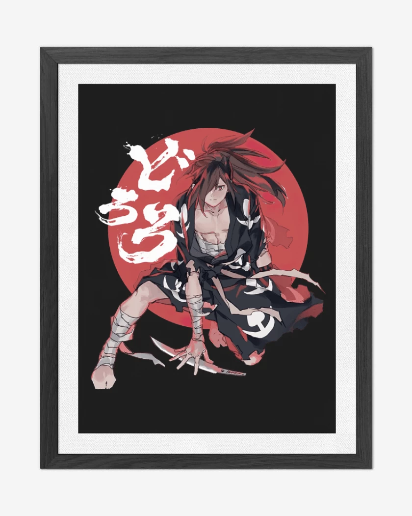 Cuadro decorativo Negro de Hyakkimaru