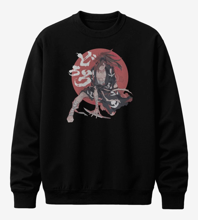 Poleron polo Negro de Hyakkimaru