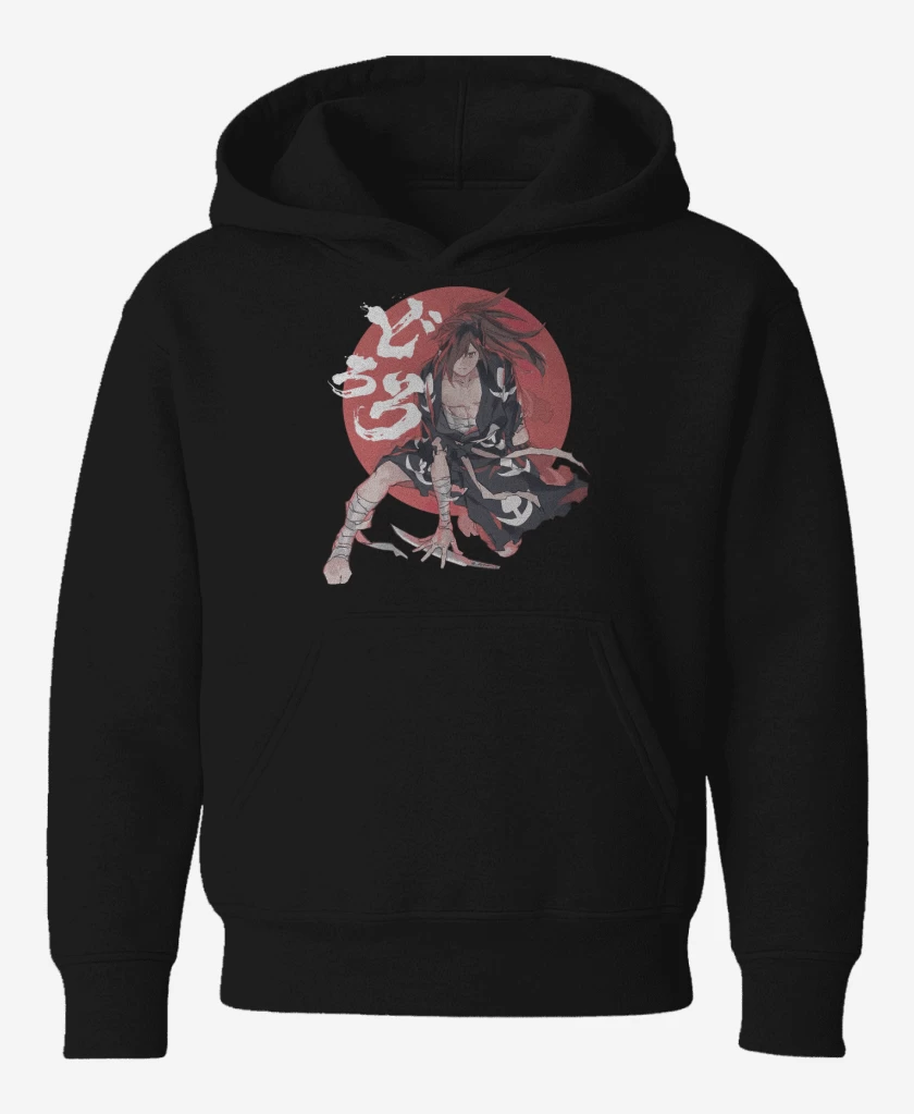 Poleron de niño Negro de Hyakkimaru