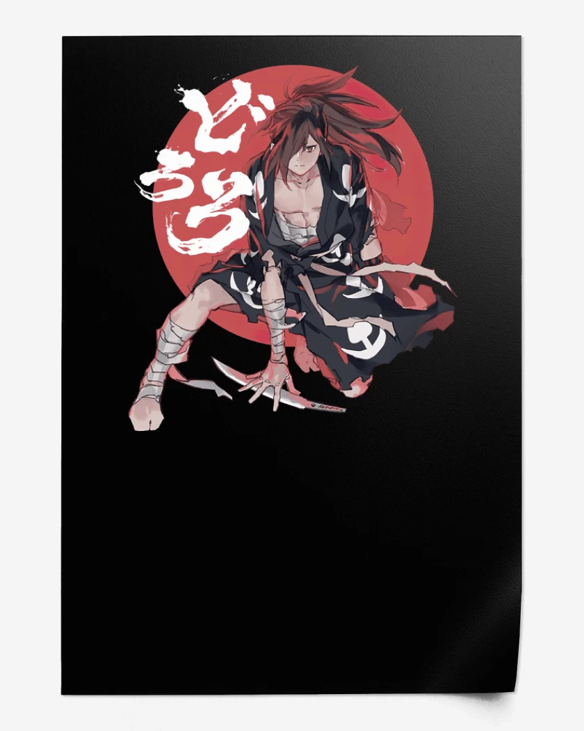 Print Negro de Hyakkimaru