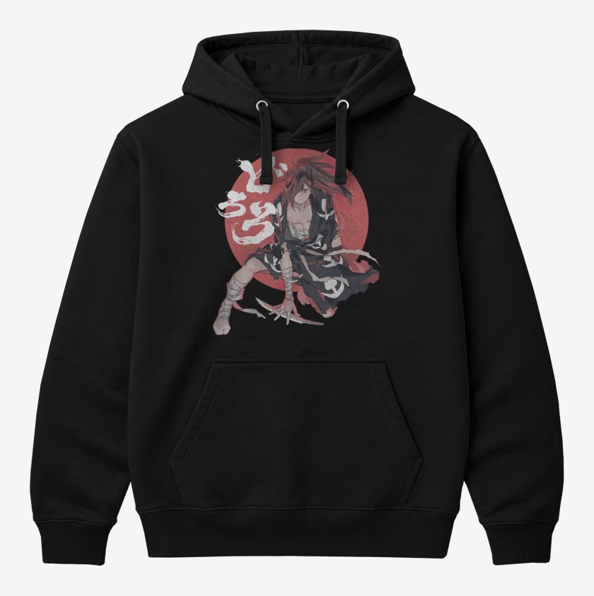Polerón Canguro Negro de Hyakkimaru