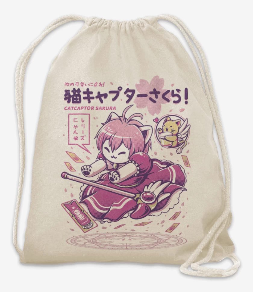 Mochila Blanco de Sakura Cat Captor