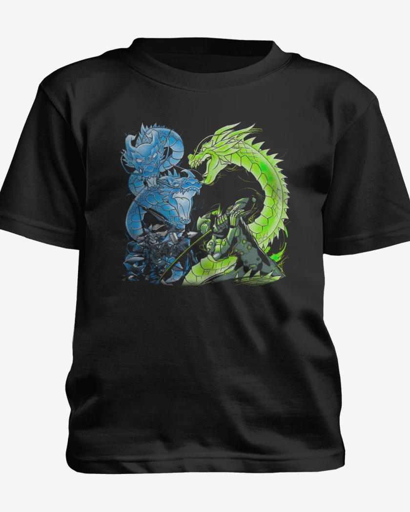 Polera de niño Negro de Shimada Brothers