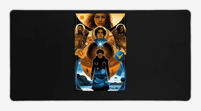 Mouse pad Gamer Negro de Duna 2021