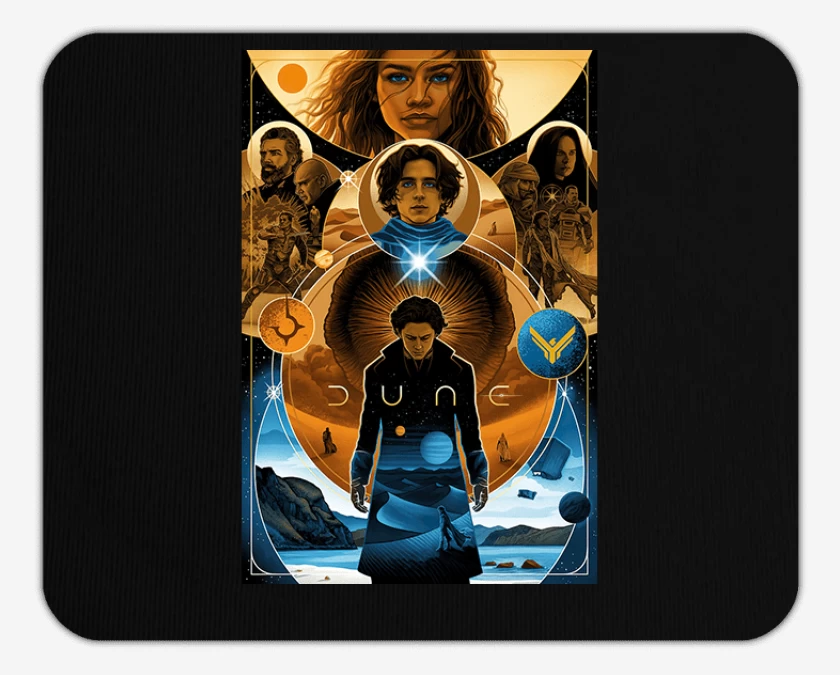 Mousepad Negro de Duna 2021