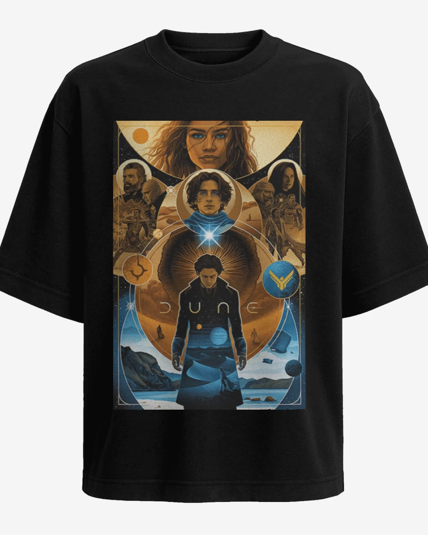 Polera Oversize Negro de Duna 2021