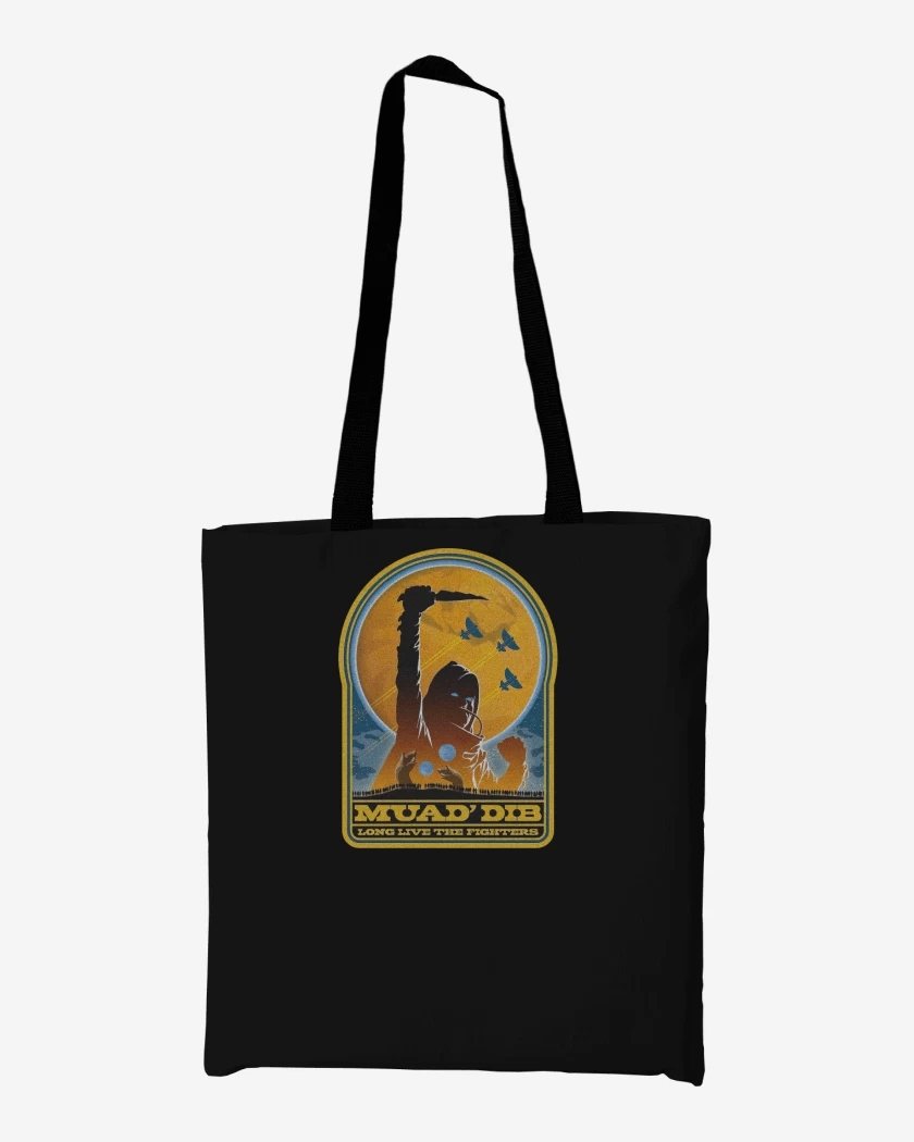 Totebag Negro de Muad Dib