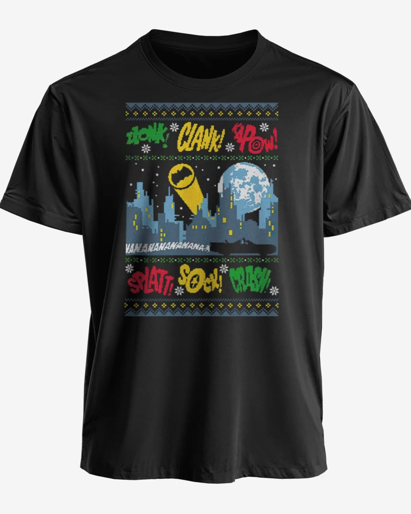 Polera premium Ciudad Gotica Navidad