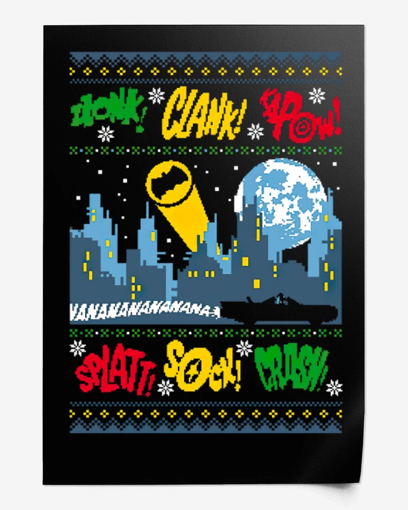Print Ciudad Gotica Navidad