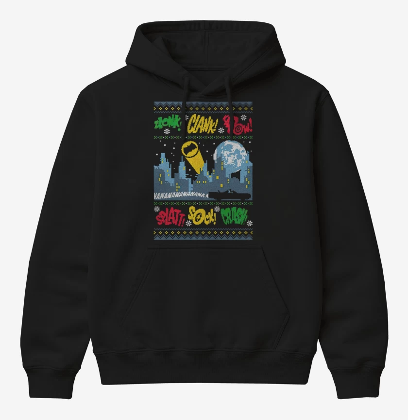 Poleron Canguro básico Ciudad Gotica Navidad