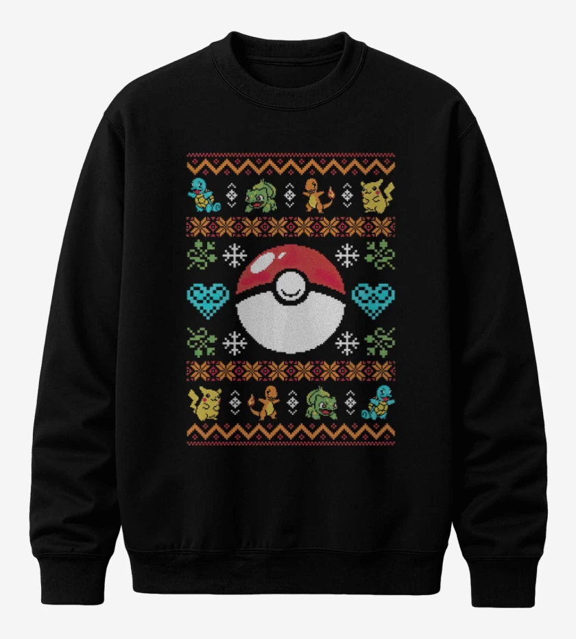 Poleron polo Pokemon Navidad