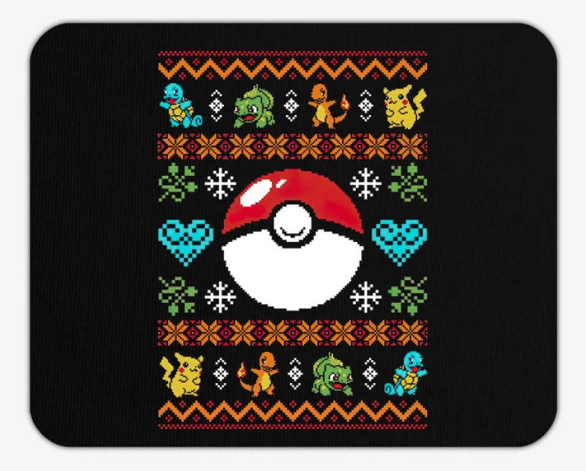 Mousepad Pokemon Navidad