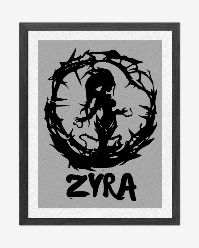 Cuadro decorativo Gris Melange de Zyra