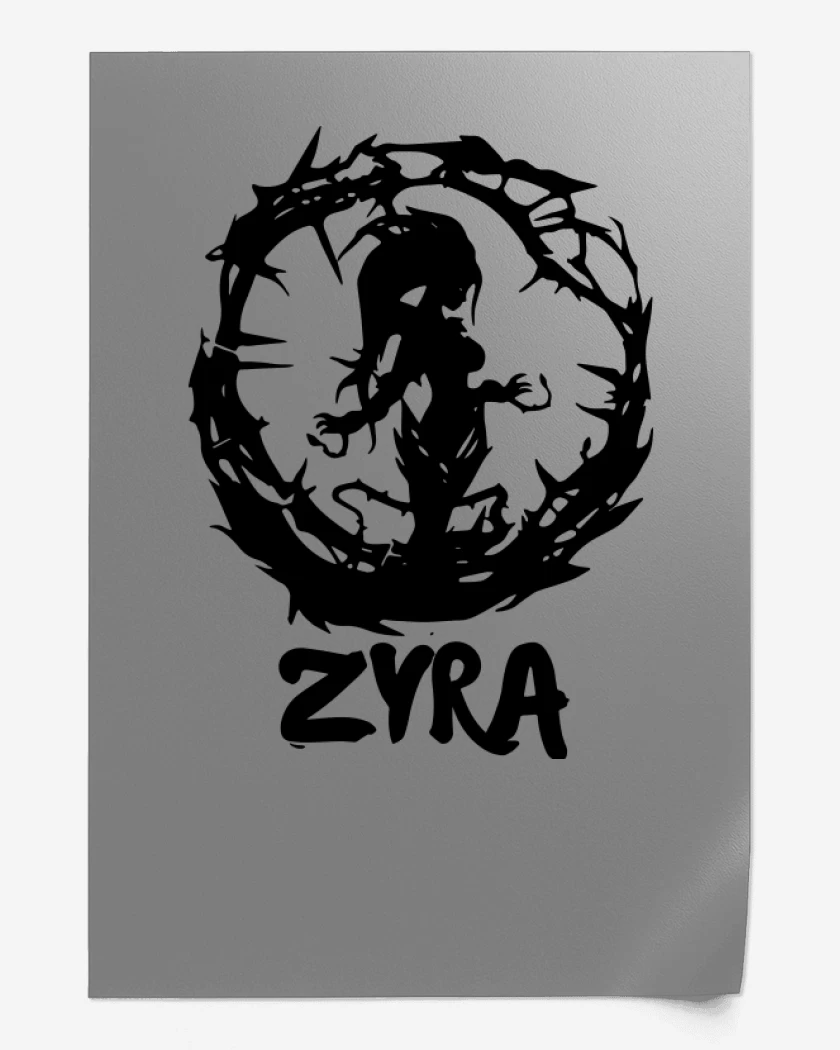 Print Gris Melange de Zyra