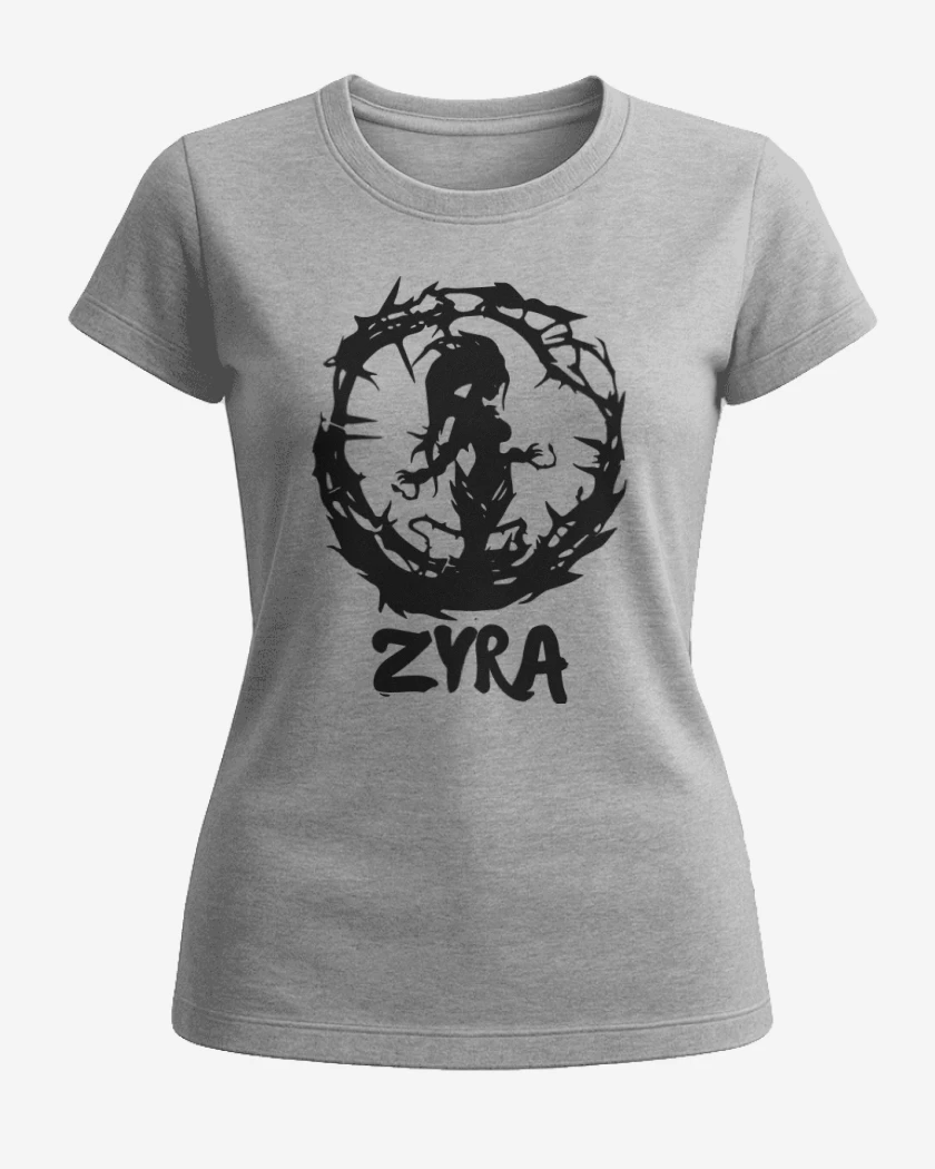 Polera de Mujer Gris Melange de Zyra