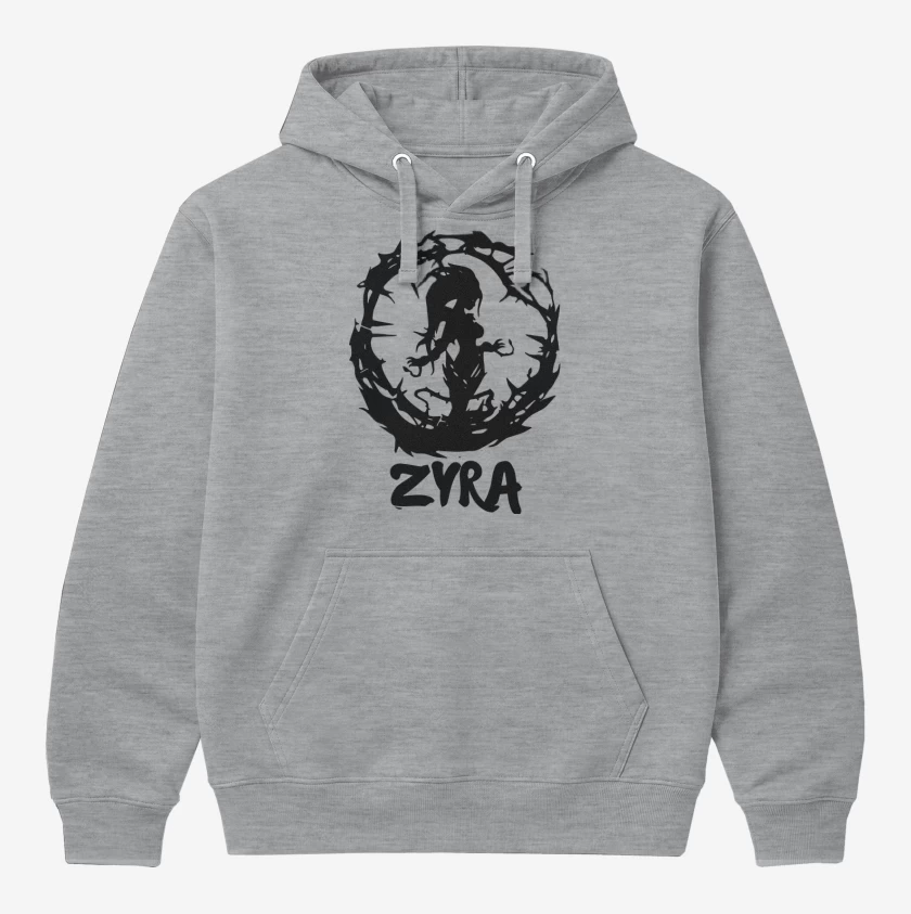 Polerón Canguro Gris Melange de Zyra