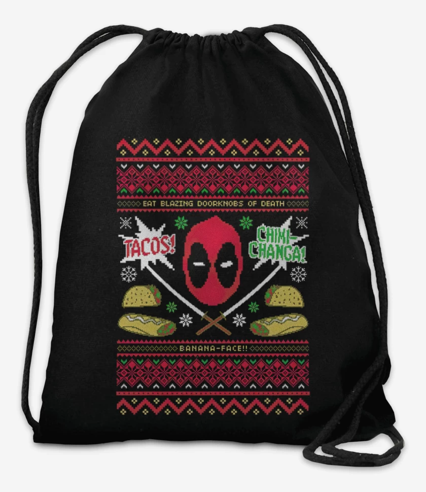 Mochila Dead pool Navidad