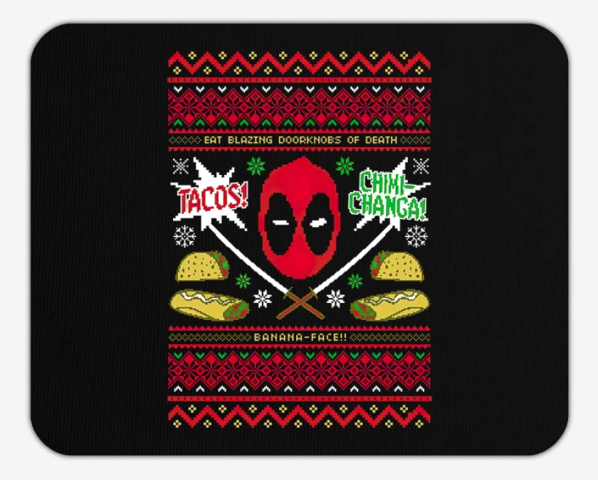 Mousepad Dead pool Navidad