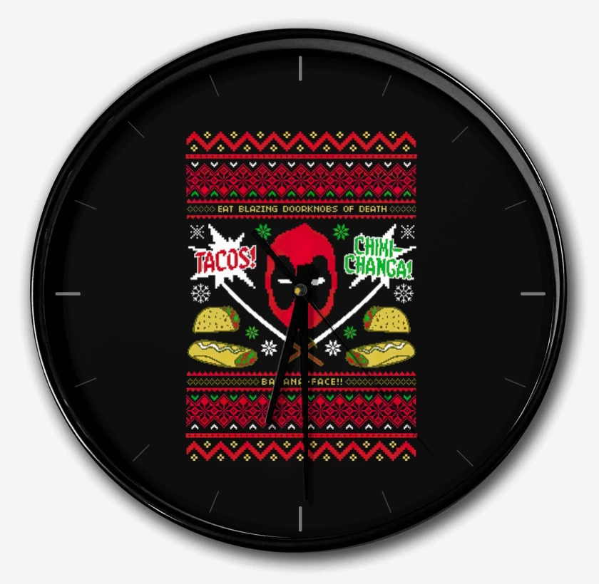 Reloj Dead pool Navidad