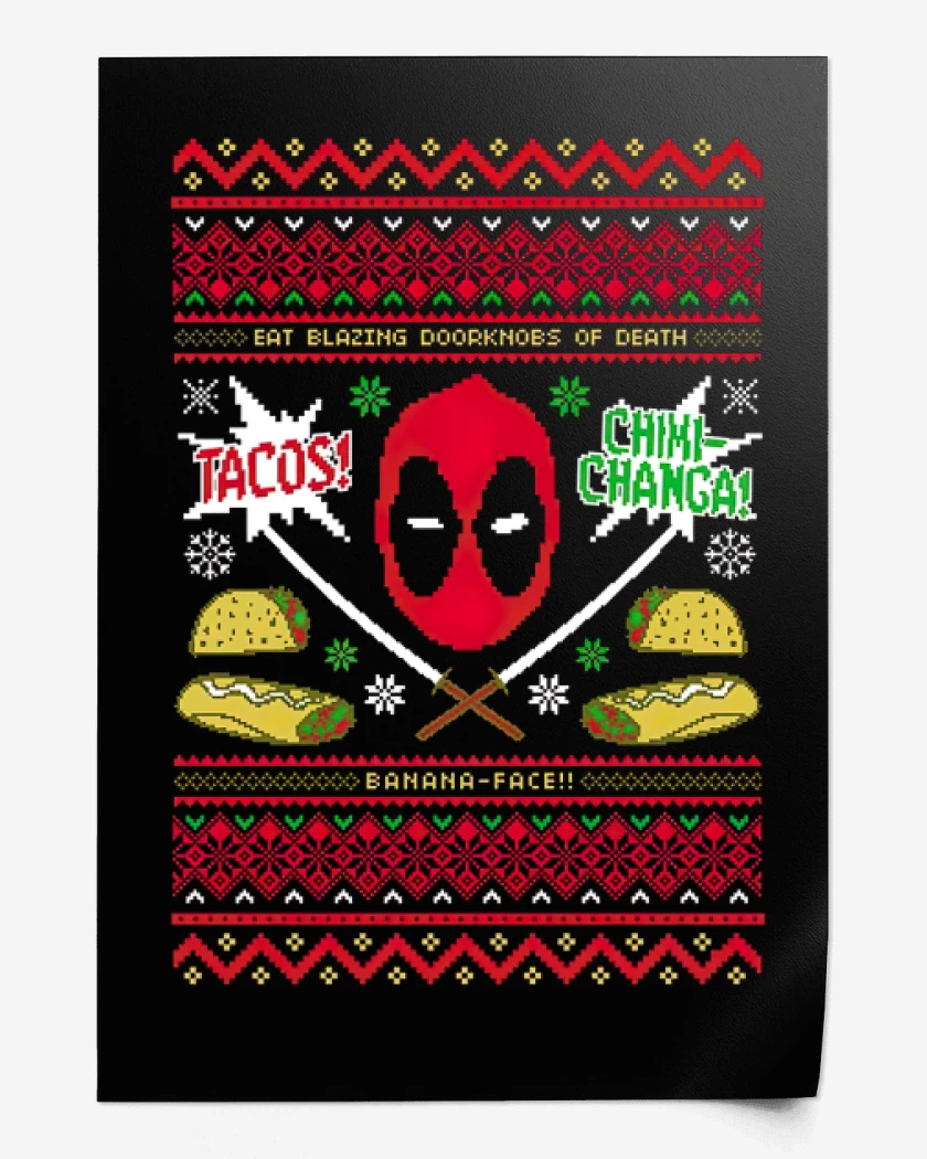 Print Dead pool Navidad
