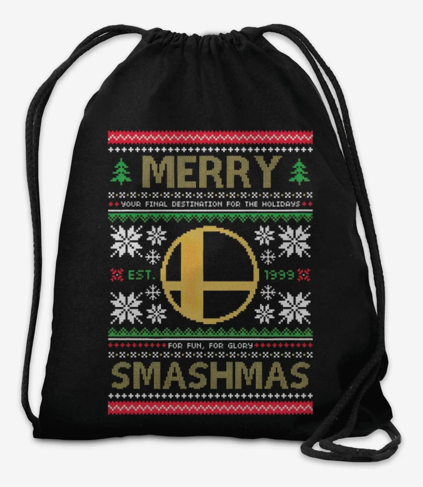 Mochila Negro de Navidad Smash