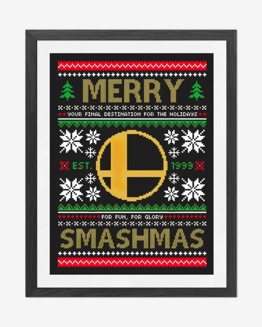 Cuadro decorativo Navidad Smash