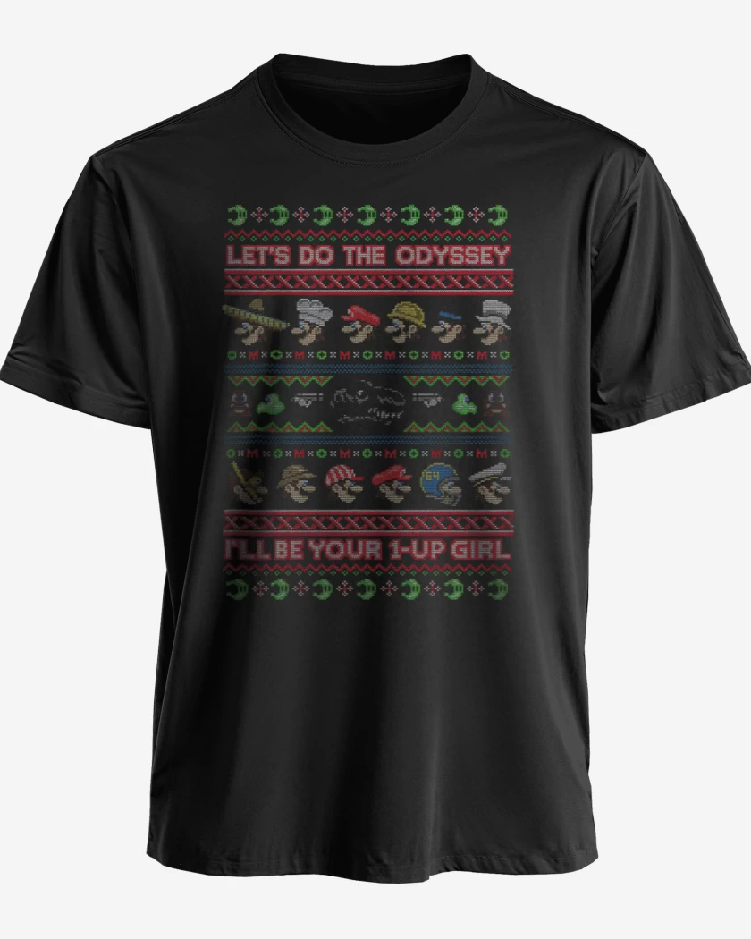 Polera Super Bigote Bross Navidad