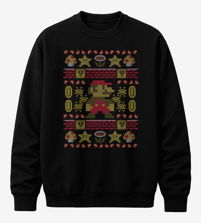 Poleron polo Super bigote navidad 2