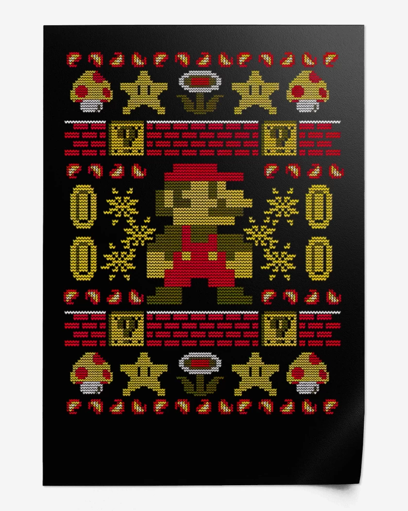 Print Super bigote navidad 2