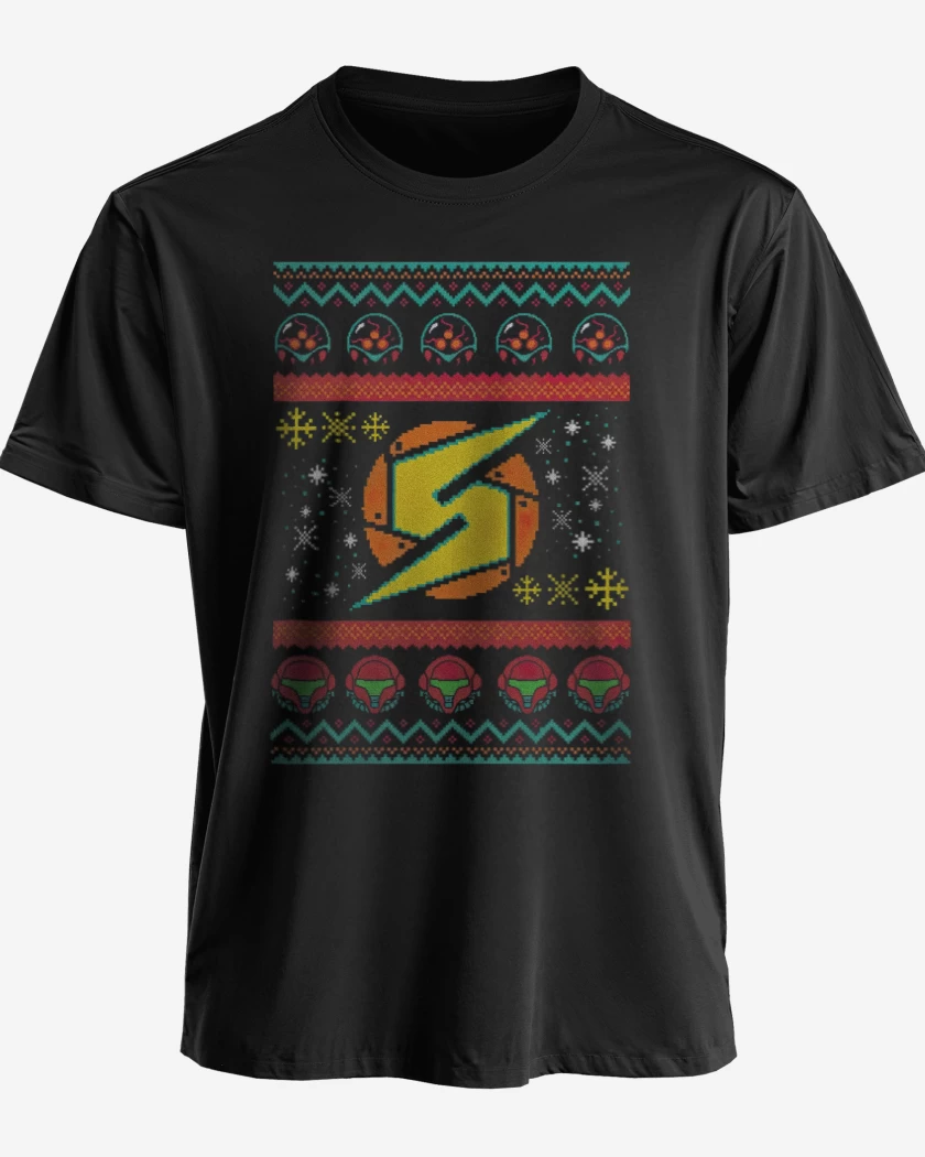 Polera Metroid navidad