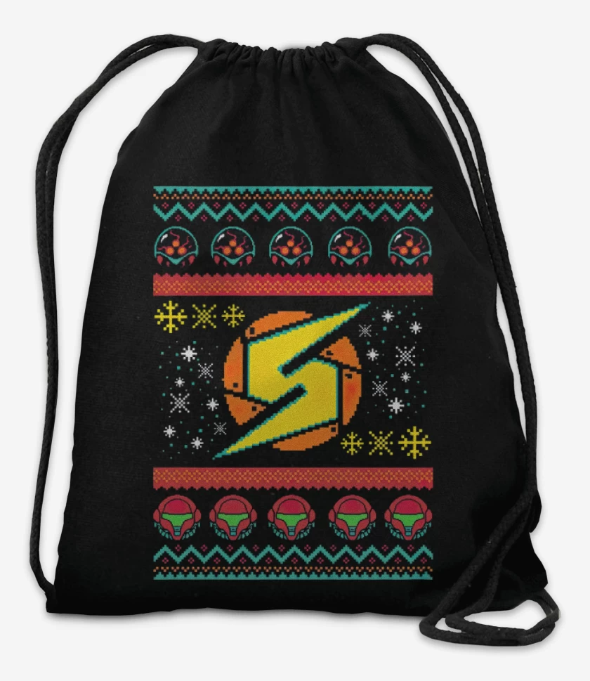 Mochila Negro de Metroid navidad