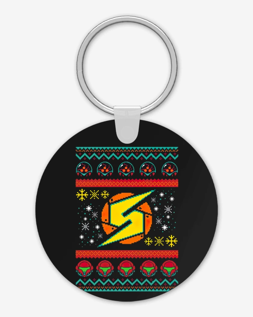 Llavero Metroid navidad