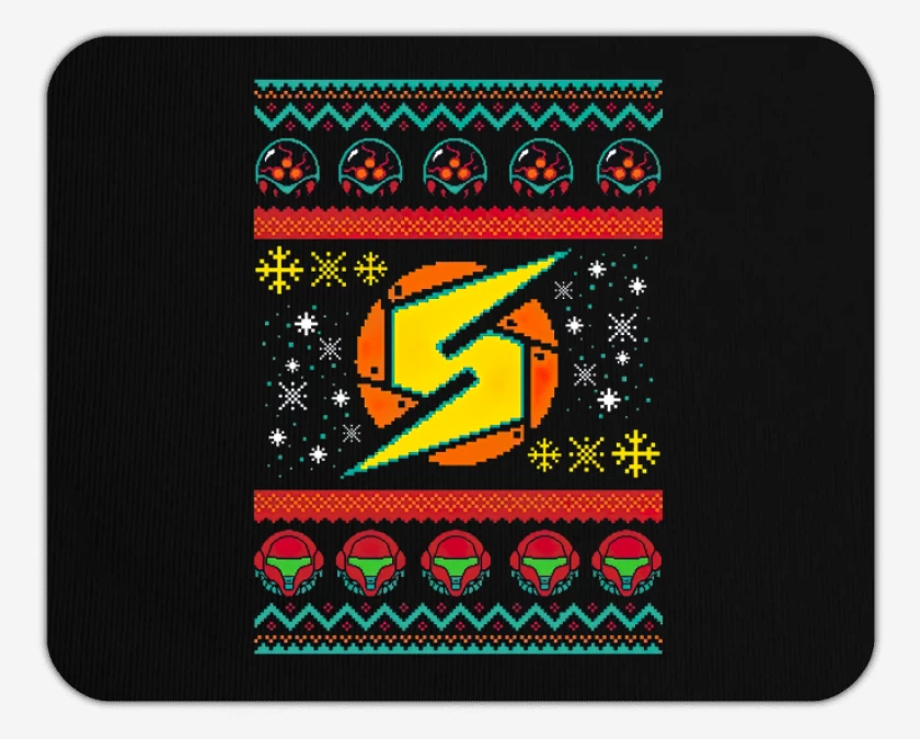 Mousepad Metroid navidad