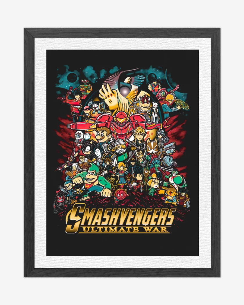 Cuadro decorativo Smash Avengers