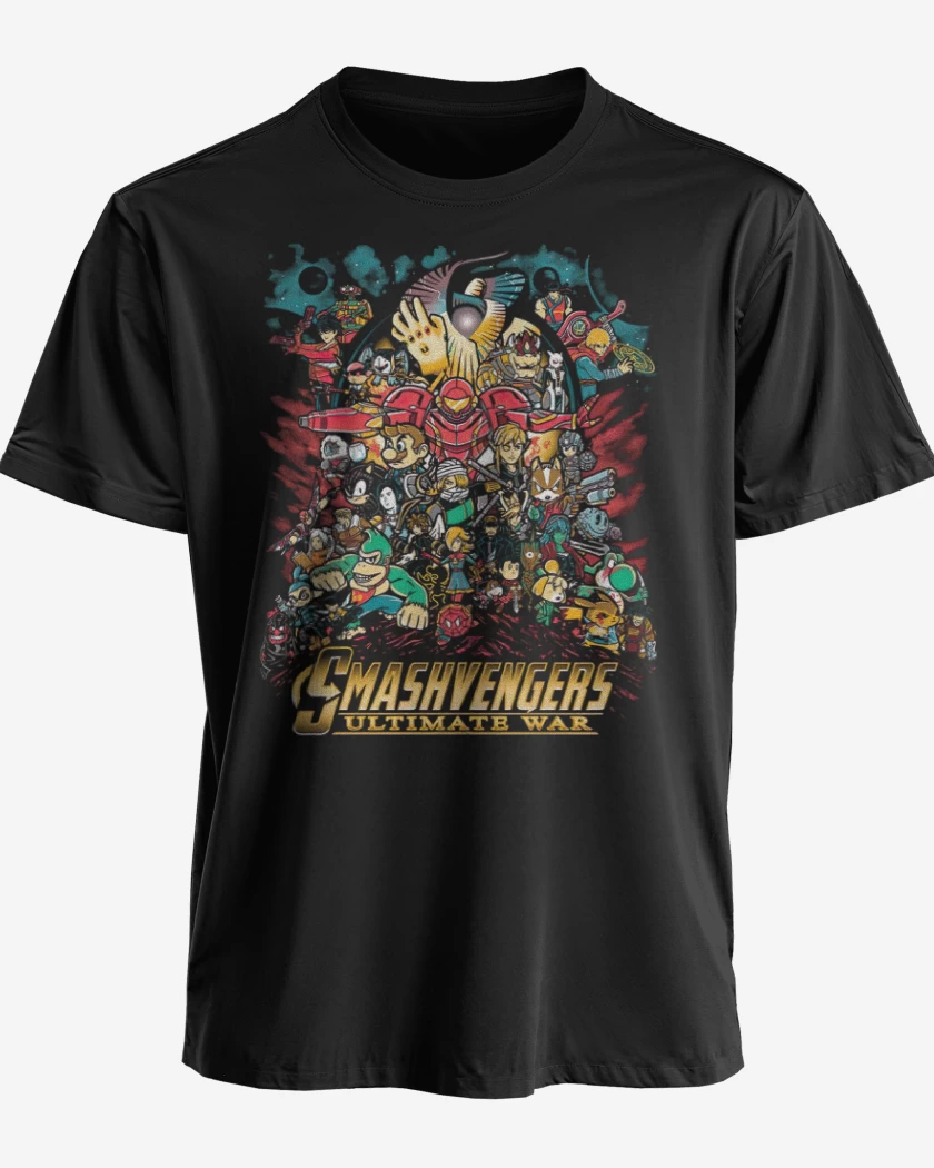 Polera premium Negro de Smash Avengers