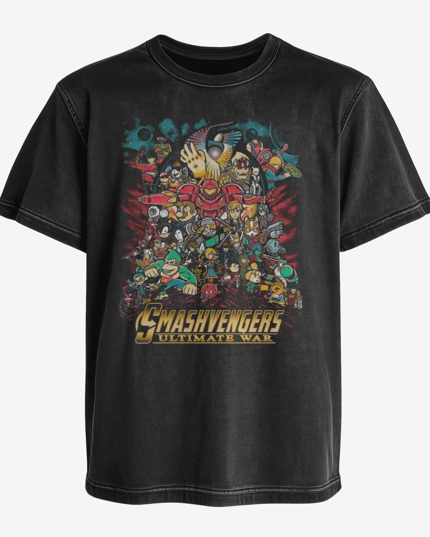 Polera desgastada Smash Avengers
