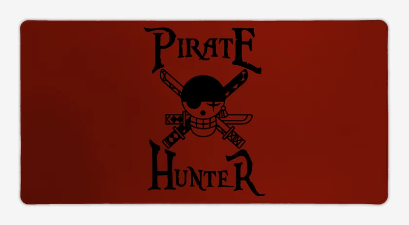 Mouse pad Gamer Rojo de Pirate Hunter